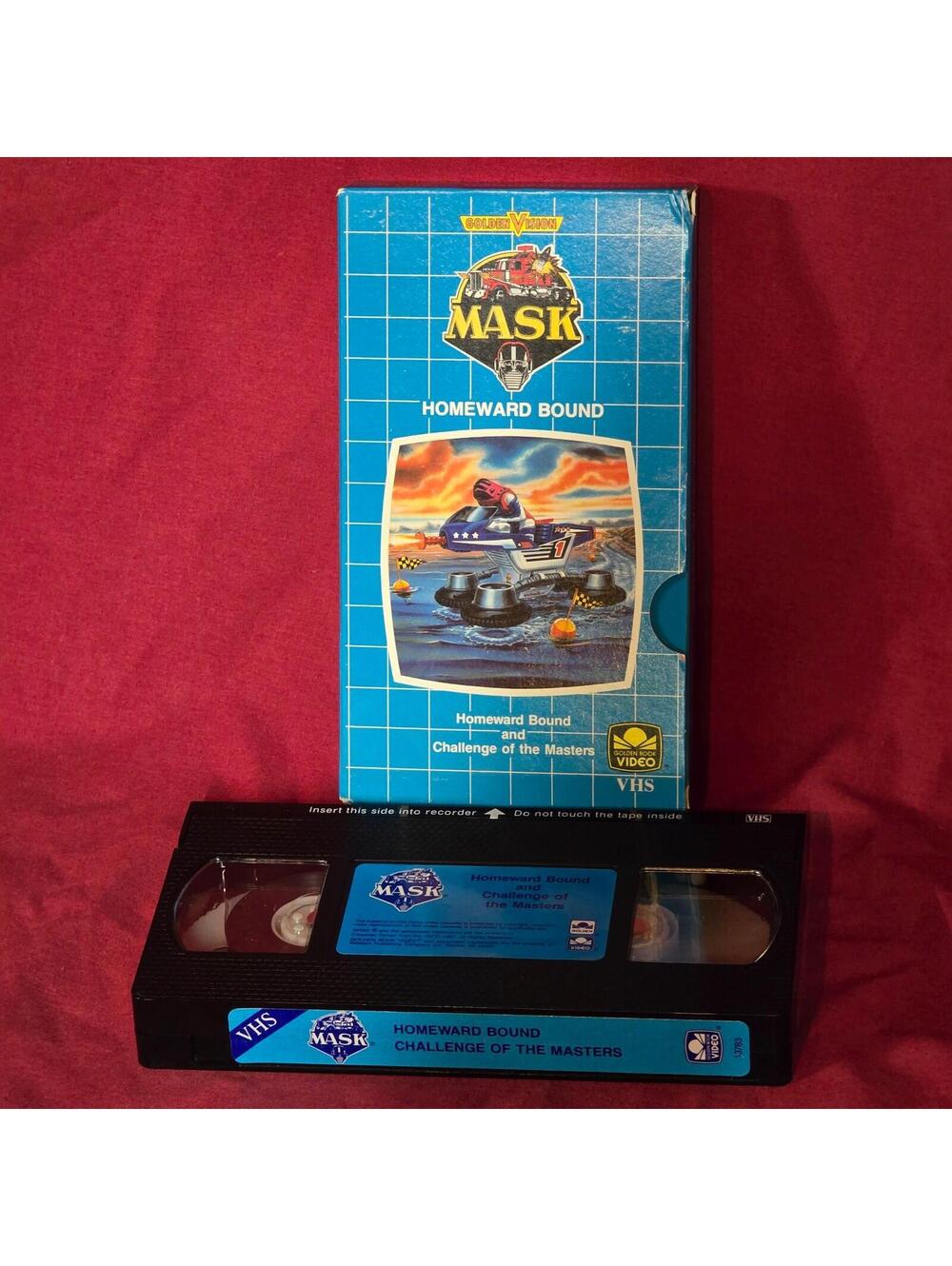 ORIGINAL RARE 1987 M.A.S.K. Kenner Golden Book VHS Tapes Homeward Bound